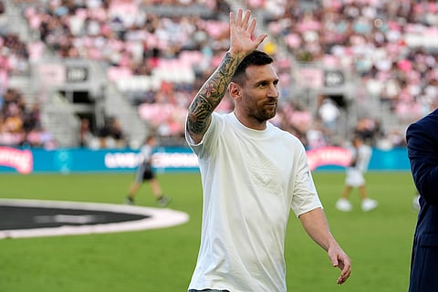 Lionel Messi honored for his 45 career trophies